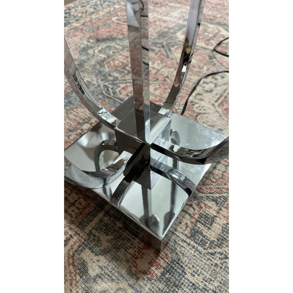 Robert Sonneman 1960-1970s Rare Chrome Bubble Lamp - Picture 5 of 11